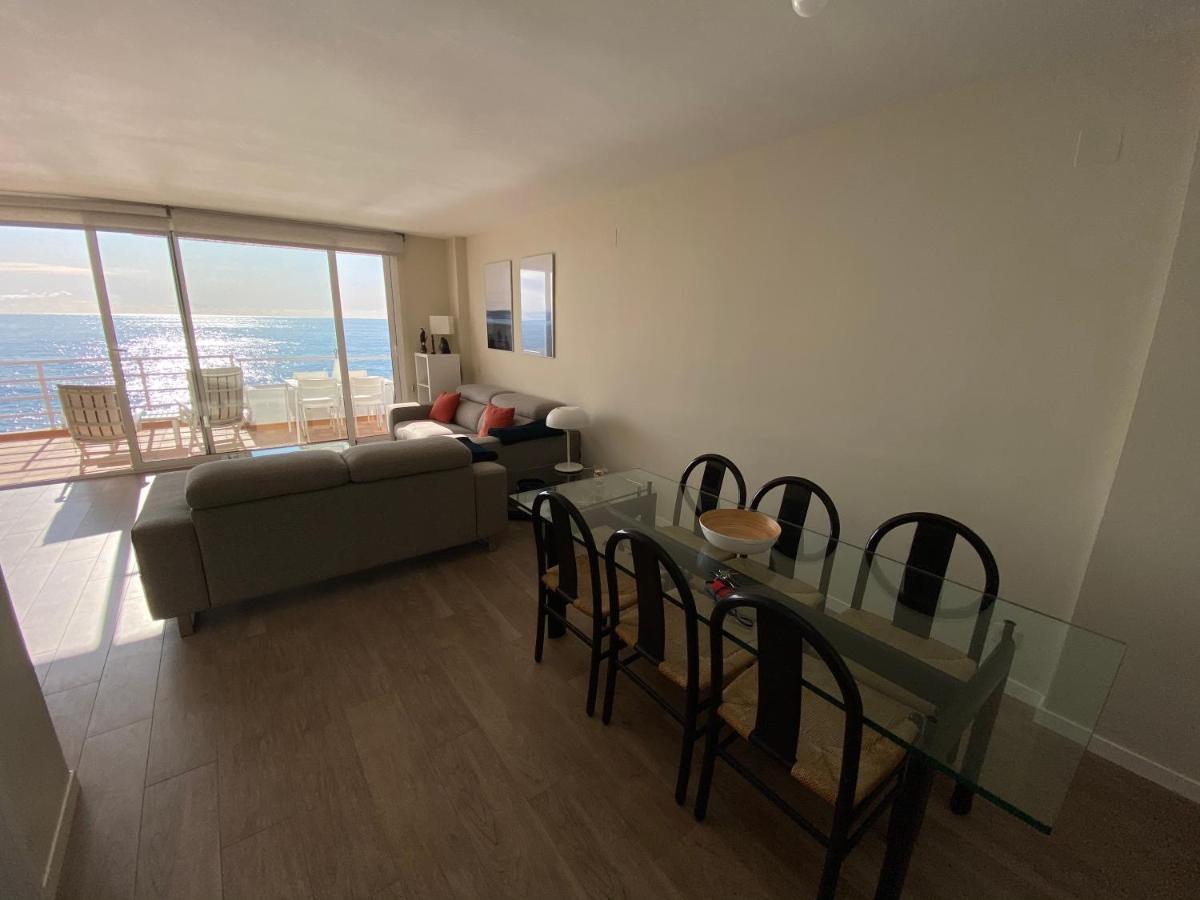 Ponent - Espectaculares Vistas Al Mar Apartment Sant Pol De Mar Bagian luar foto